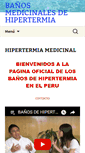 Mobile Screenshot of hipertermiaperu.com